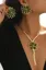 Green Amethyst Floral Jewellery Set