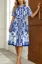 Dark Blue Ethnic Maxi Dress