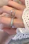 Silver Set Of 3 Elegance Ring