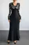 Black Lace Mermaid Maxi Dress
