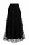 Black Floral Lace Maxi Skirt
