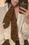Light Brown Leopard Printed Neck-Tie
