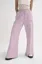 Lavender Solid High-Rise Trouser