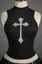 Black High Neck Cut Out Top