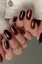 Dark Brown Statement Press On Nails