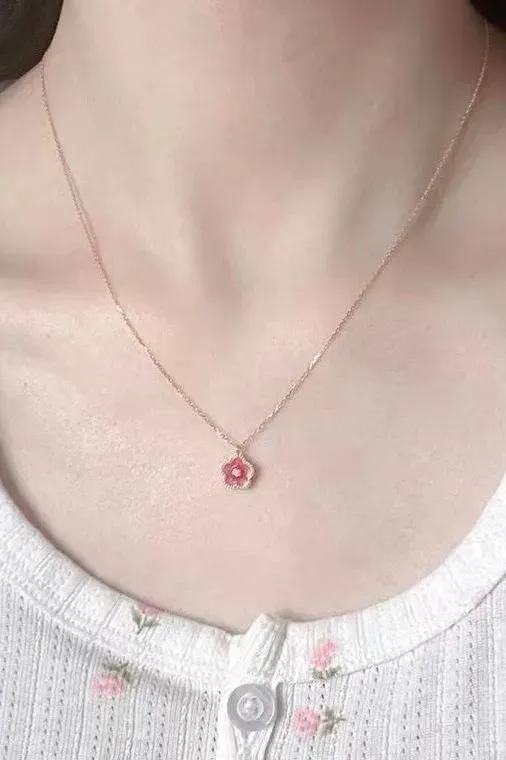 Golden Radiance Floral Necklace - Image 1