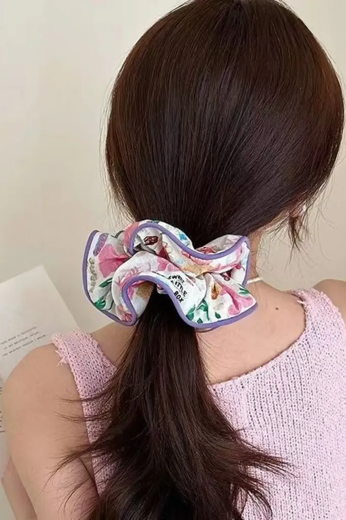 Multicolor Floral Printed Hairband - Image 1