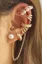 Golden Set Of 8 Earrings