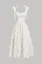 White Sweetheart Floral Maxi Dress