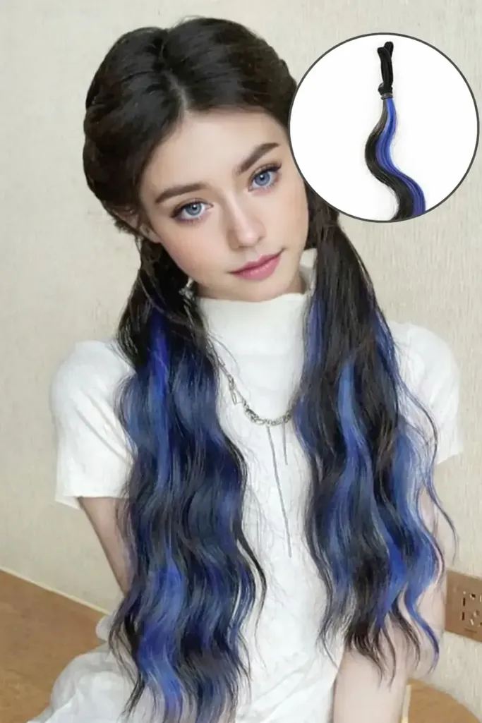 Blue Chic Hair Extension - Image 1