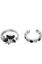 Black Set Of 2 Statement Rings
