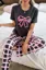 Black Bow Print Co-Ord Set