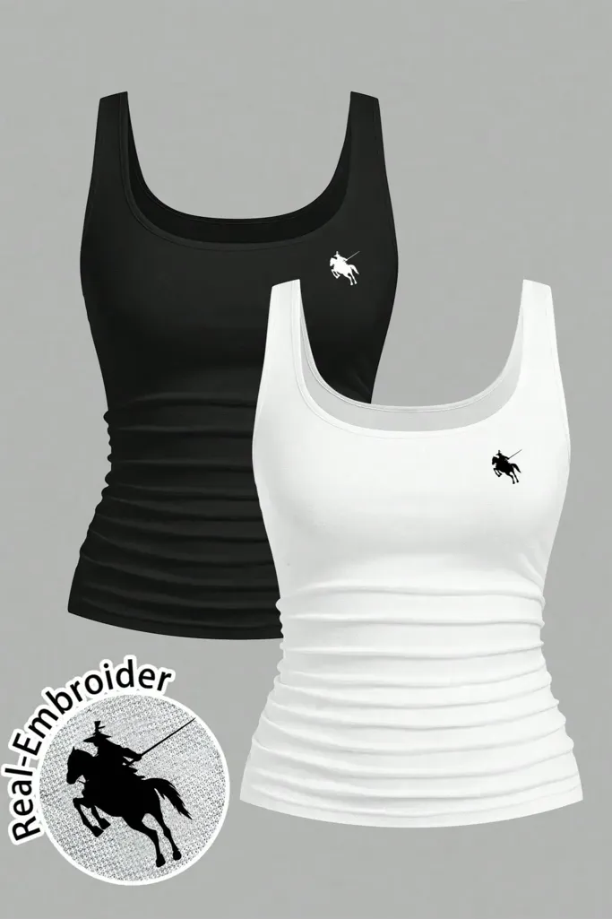Multi-Color Set Of 2 Tank Tops - Image 1