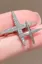 Silver Rhinestone Starry Brooch