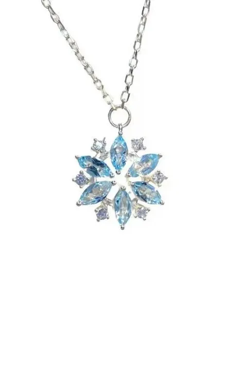 Light Blue Sapphire Necklace - Image 1