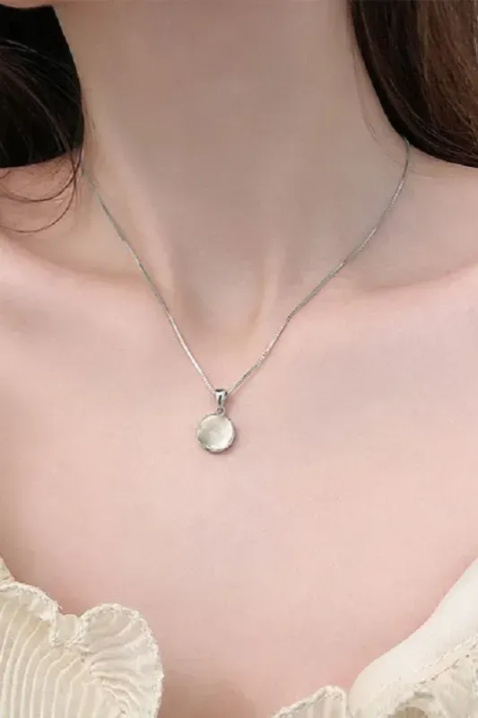 Silver Elegance Drop Necklace - Image 1