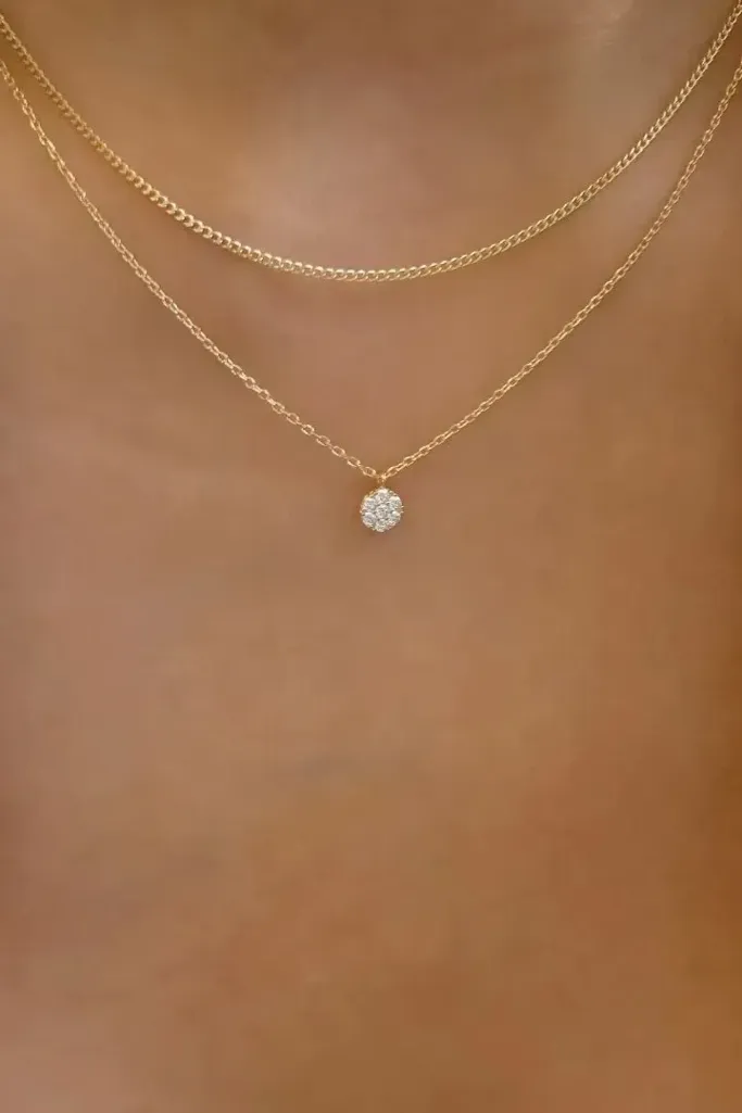 Golden Elegance Layered Necklace - Image 1