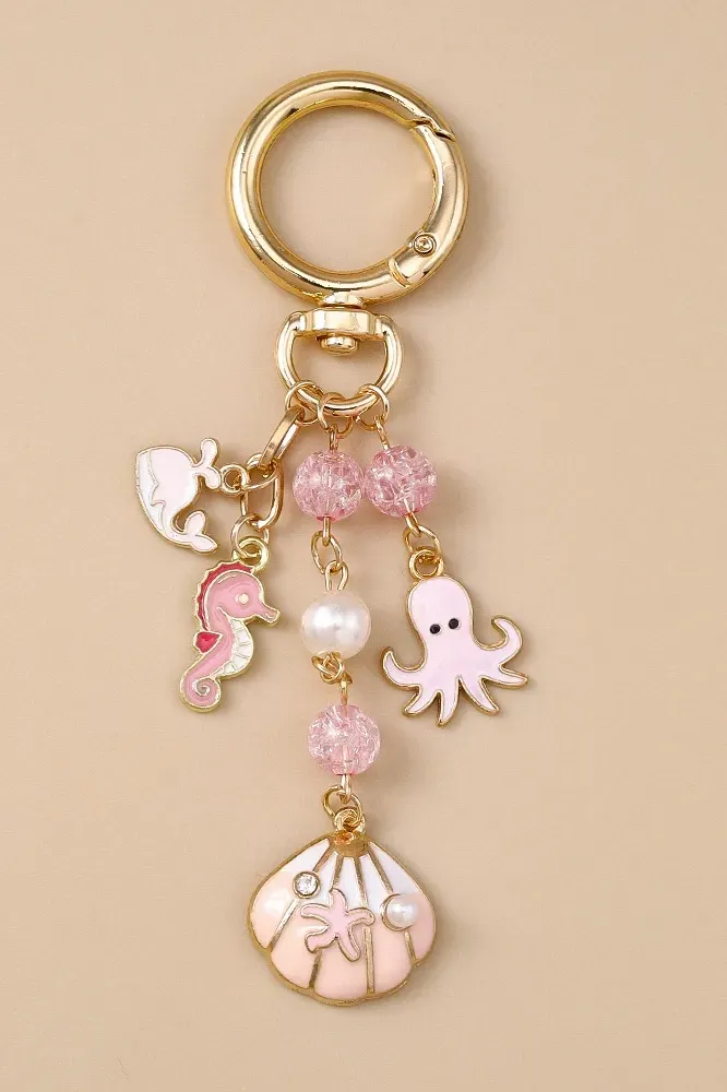 Pink Marine Bag Charm - Image 1