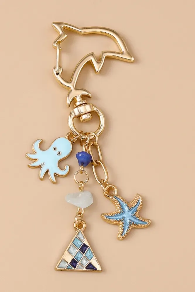 Blue Marine Bag Charm - Image 1