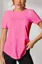 Pink Abstract Cut-Out T-Shirt