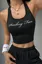 Black Halter Neck Crop Top
