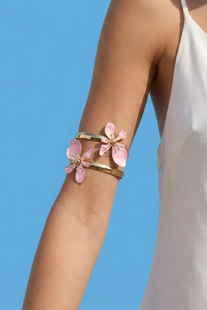 Pink Floral Arm Cuff - Image 1