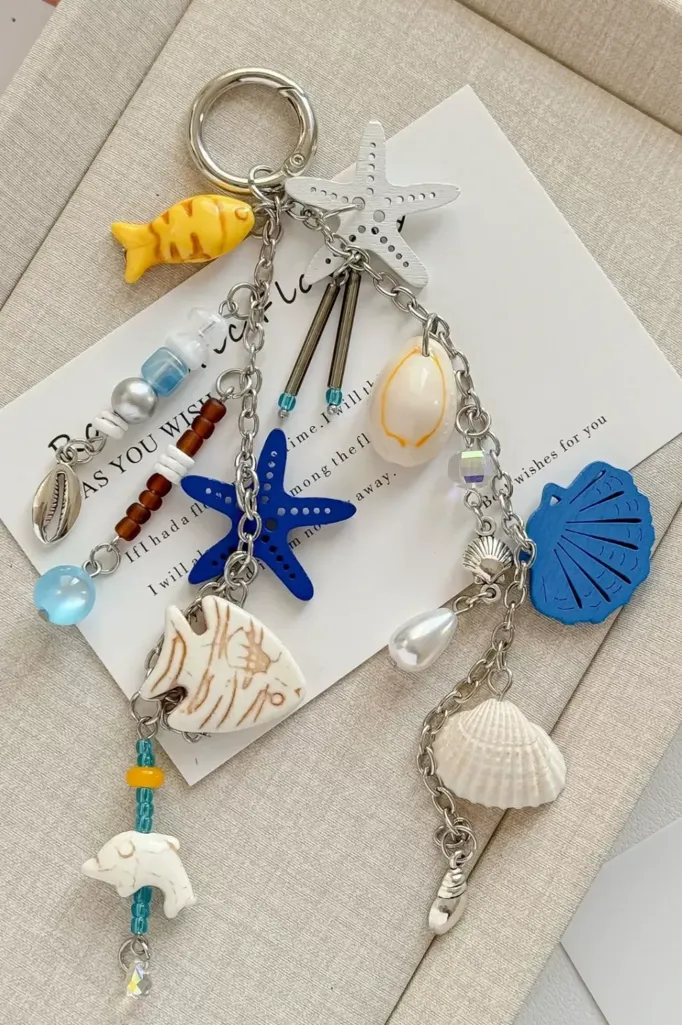 Blue Ocean Bag Charm - Image 1