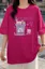 Pink Graphic Print Crew Neck T-Shirt