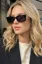 Black Statement Chic Sunglasses