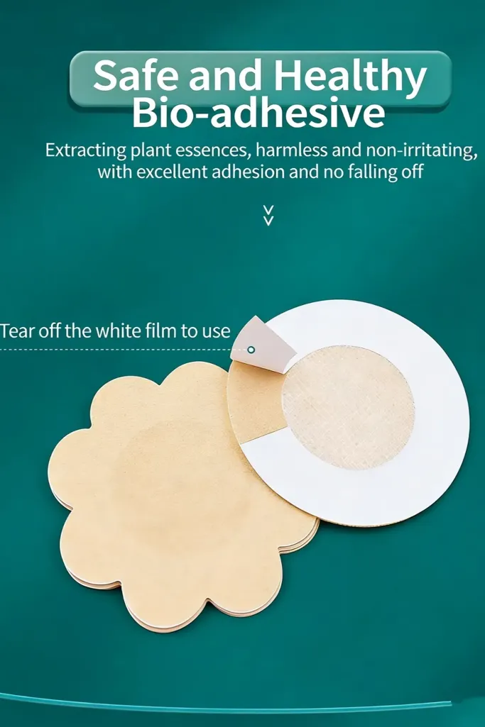 Nude Solid Flower Nipple Cover - Image 1