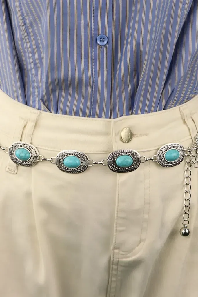 Silver Statement Waist-Chain - Image 1