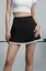 Black High Rise Pleated Tennis Skirt