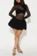 Black High Neck Mini Dress