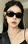 Black Elegant Statement Sunglasses