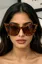 Brown Leopard Printed Statement Sunglasses