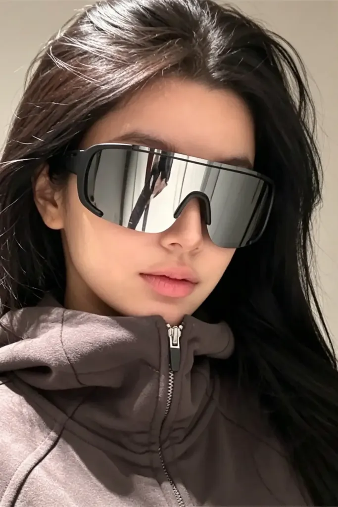 Black Statement Sunglasses - Image 1