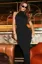 Black Ruched Halter Maxi Dress