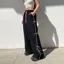Black Bow Detail Track Pants