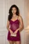 Pink Sequined Floral Sheer Dress