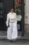 White Striped Drawstring Balloon Pants