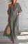 Black Striped One-Shoulder Maxi Dress