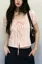 Light Pink Lace Overlay Crop Top