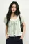 Light Green Ditsy Lace Top