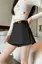 Black Mid Rise Skorts With Belt