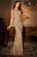 Beige Sweetheart Mermaid Maxi Dress