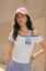 Off White Typography One Shoulder T-Shirt