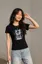 Black Graphic Printed T-Shirt