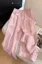 Light Pink Mid Rise Pleated Trousers