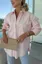 Light Pink Striped Collared Shirt