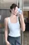 White Solid Scoop Neck Top